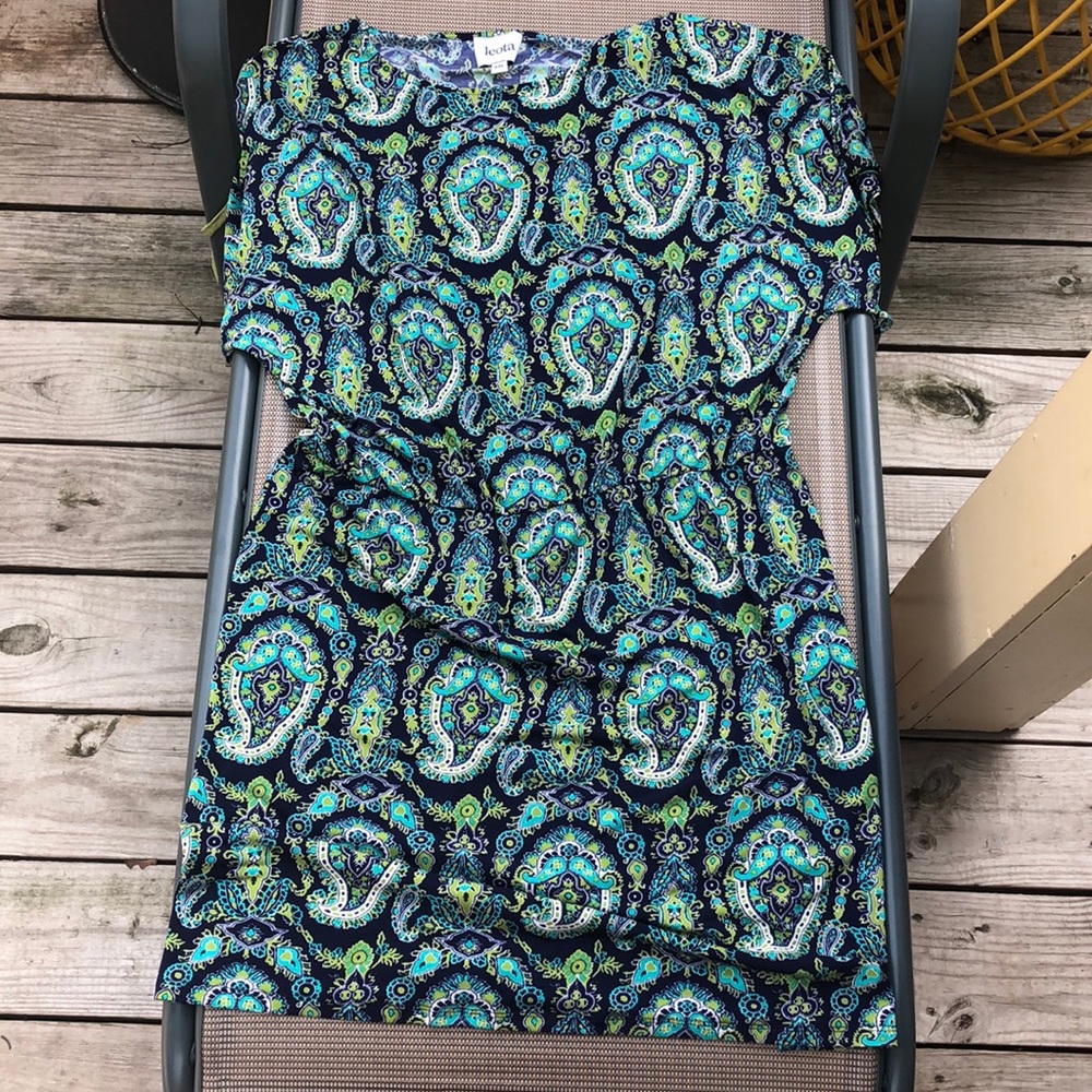 Leota dolman sleeve paisley dress, XXL
